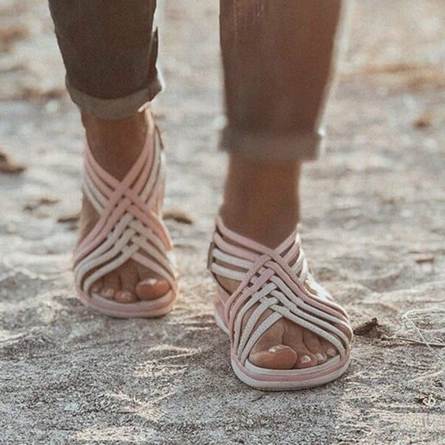 Lykke | Premium støddæmpende sål let, åndbar sandal